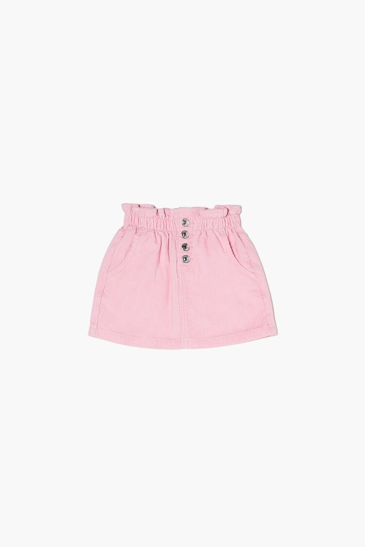 Forever 21 Girls Corduroy Skirt (Kids) Pink