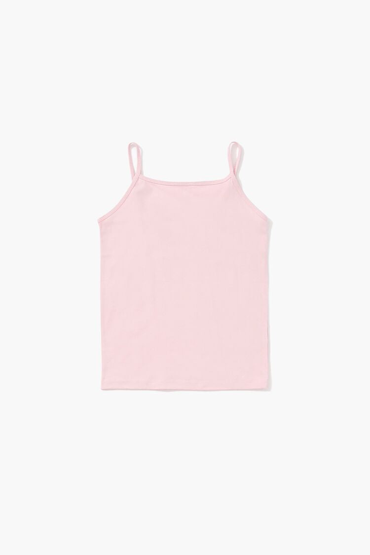 Forever 21 Girls High-Neck Cami (Kids) Pink