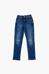 Forever 21 Kids Distressed Jeans (Girls + Boys) Dark Denim