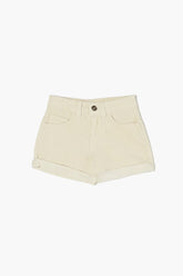 Forever 21 Girls Corduroy Shorts (Kids) Tan