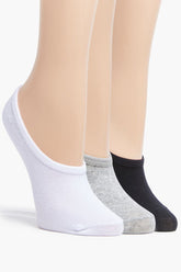 Forever 21 Women's No-Show Socks Black/Grey