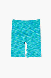 Forever 21 Girls Seamless Biker Shorts (Kids) Teal/Multi