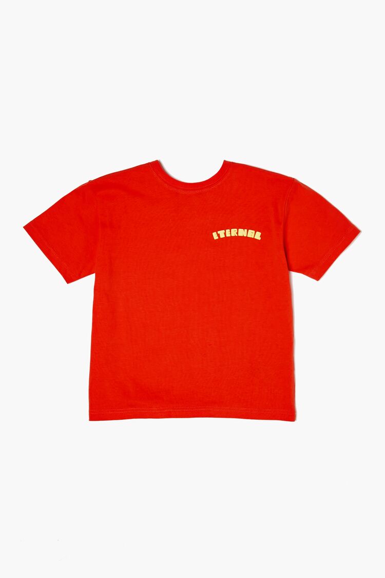 Forever 21 Kids Eternal Graphic T-Shirt (Girls + Boys) Red/Multi