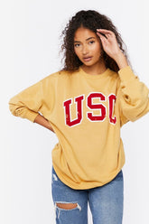 Forever 21 Women's USC Graphic Pullover Yellow/Multi