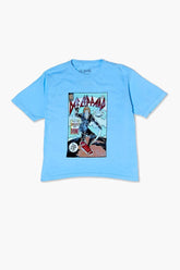 Forever 21 Girls Def Leppard Graphic T-Shirt (Kids) Blue/Multi