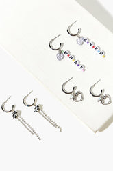 Forever 21 Women's Whatever Drop Earrings Silver