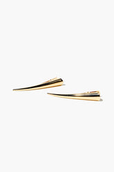 Forever 21 Women's Alligator Hair Clips Gold