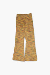 Forever 21 Girls Marled Sweater-Knit Pants (Kids) Orange/Multi