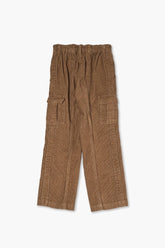 Forever 21 Girls Corduroy Cargo Pants (Kids) Brown