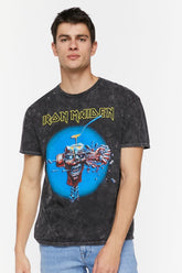 Forever 21 Men's Iron Maiden Graphic T-Shirt Black/Multi