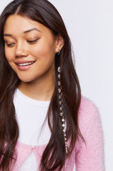 Forever 21 Women's Faux Gem Hair Chain Gold