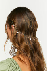 Forever 21 Women's Faux Gem Head Chain Gold