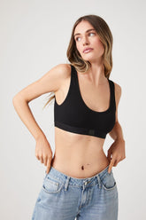 Forever 21 Women's Seamless Scoop Bralette Black