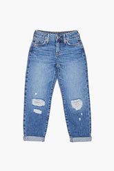 Forever 21 Girls Recycled Cotton Jeans (Kids) Medium Denim