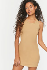 Forever 21 Women's Bodycon Mini Tank Spring/Summer Dress Safari