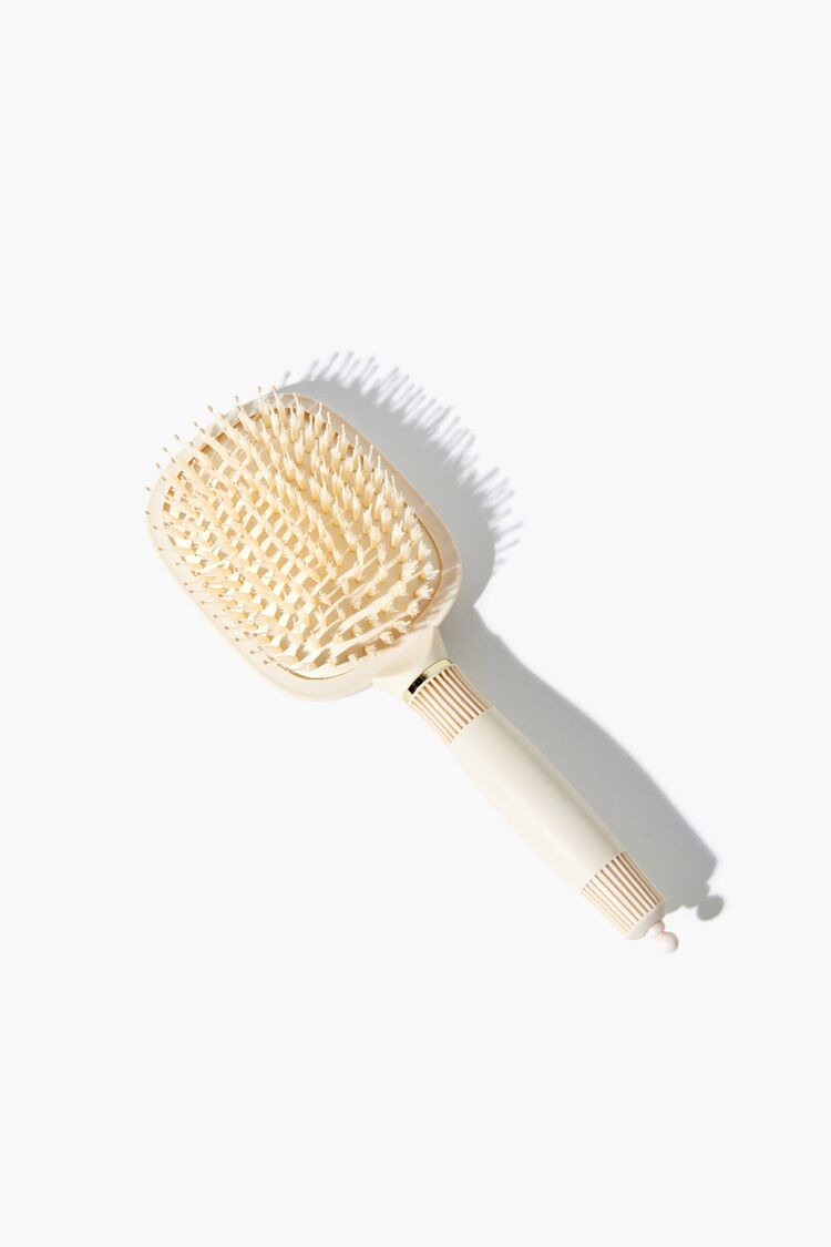 Forever 21 Women's Mixed Bristle Hair Brush Cream/Multi