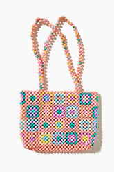 Forever 21 Women's Beaded Tote Bag Multi