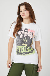 Forever 21 Women's Blondie Graphic T-Shirt White/Multi