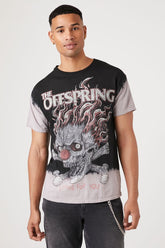 Forever 21 Men's Dip-Dye The Offspring Graphic T-Shirt Taupe/Multi