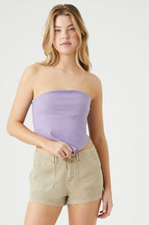 Forever 21 Women's Twill Cargo Shorts Khaki