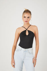 Forever 21 Women's Versatile Cami Bodysuit Black