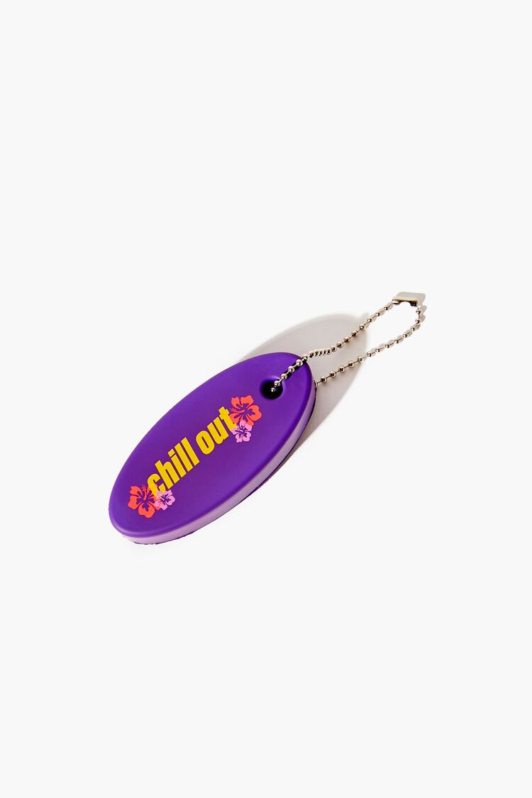 Forever 21 Women's Chill Out Keychain Purple/Multi