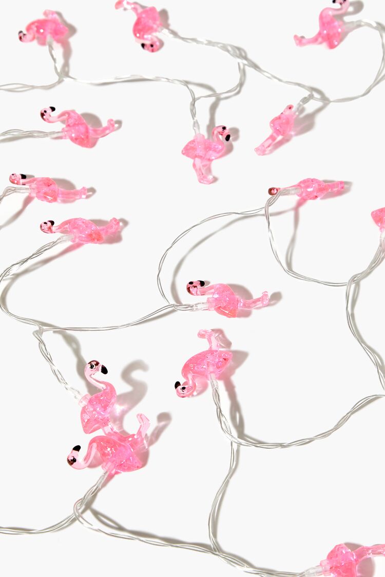 Forever 21 Women's Flamingo String Lights Pink