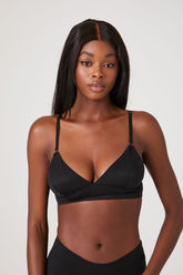 Forever 21 Women's Longline Bralette Black