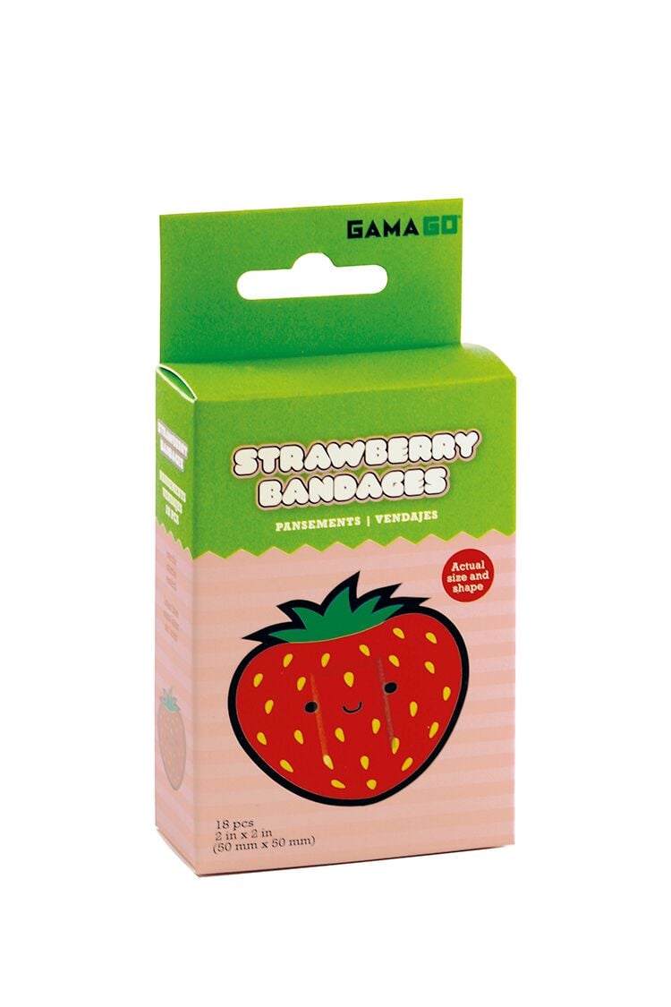 Forever 21 Women's Gamago Strawberry Bandages Red/Multi