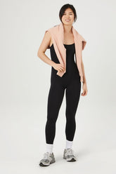 Forever 21 Women's Fitted Cami Jumpsuit Black