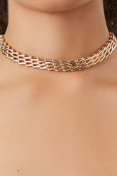 Forever 21 Women's Chunky Chain Necklace Gold