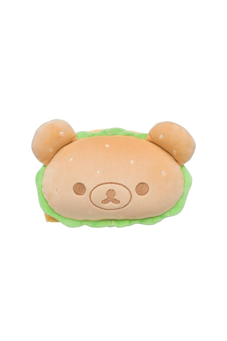 Forever 21 Women's Rilakkuma San-X Original Burger Novelty Plush Brown/Multi