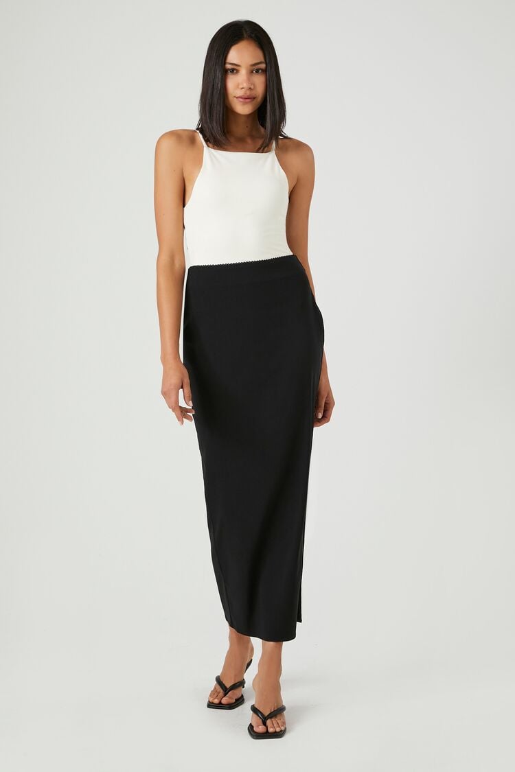 Forever 21 Women's Maxi Pencil Skirt Black