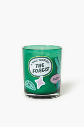 Forever 21 Women's A Walk Through The Forest Candle Green