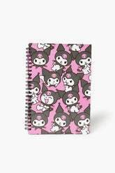 Forever 21 Women's Kuromi Spiral Notebook Pink/Multi