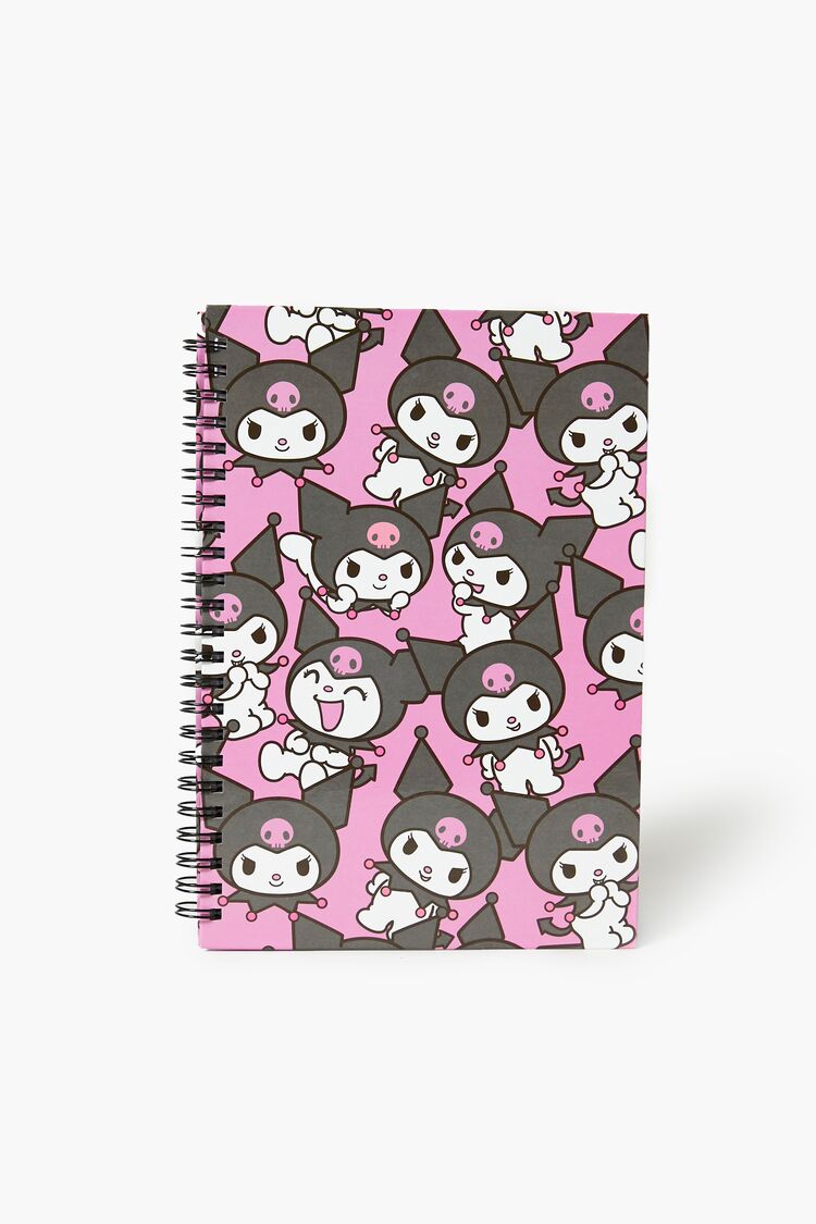 Forever 21 Women's Kuromi Spiral Notebook Pink/Multi