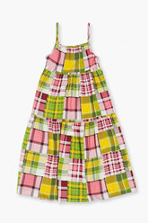 Forever 21 Girls Reworked Plaid Dress (Kids) Mauve/Multi