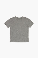 Forever 21 Kids Cotton Crew T-Shirt (Girls + Boys) Heather Grey