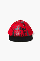 Forever 21 Kids Spiderman Baseball Cap (Girls + Boys) Red