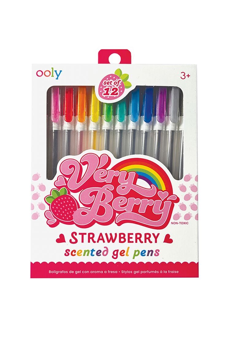 Forever 21 Women's Ooly Very Berry Scented Gel Pens Multi