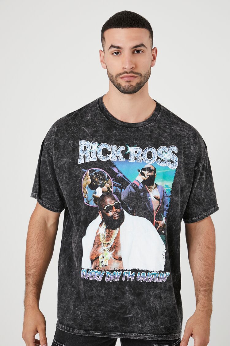 Forever 21 Men's Rick Ross Graphic T-Shirt Black/Multi