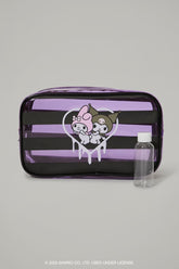 Forever 21 Women's My Melody & Kuromi Makeup Bag Clear/Multi