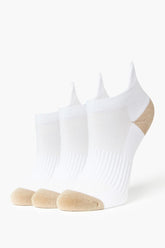 Forever 21 Women's Ankle Socks Set White/Tan