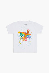 Forever 21 Girls Care Bears Graphic T-Shirt (Kids) White/Multi