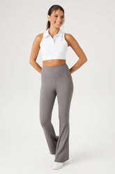 Forever 21 Women's Active Flare Leggings Charcoal