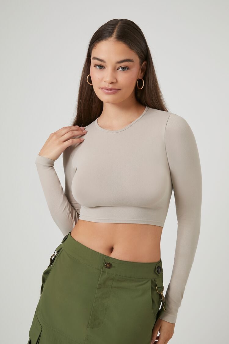 Forever 21 Women's Seamless Crop Top Goat