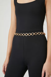 Forever 21 Women's Rolo Chain Belt Gold