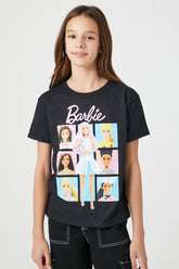 Forever 21 Girls (Kids) Barbie Graphic T-Shirt Black/Multi