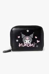 Forever 21 Women's Faux Leather/Pleather Kuromi Coin Purse Black