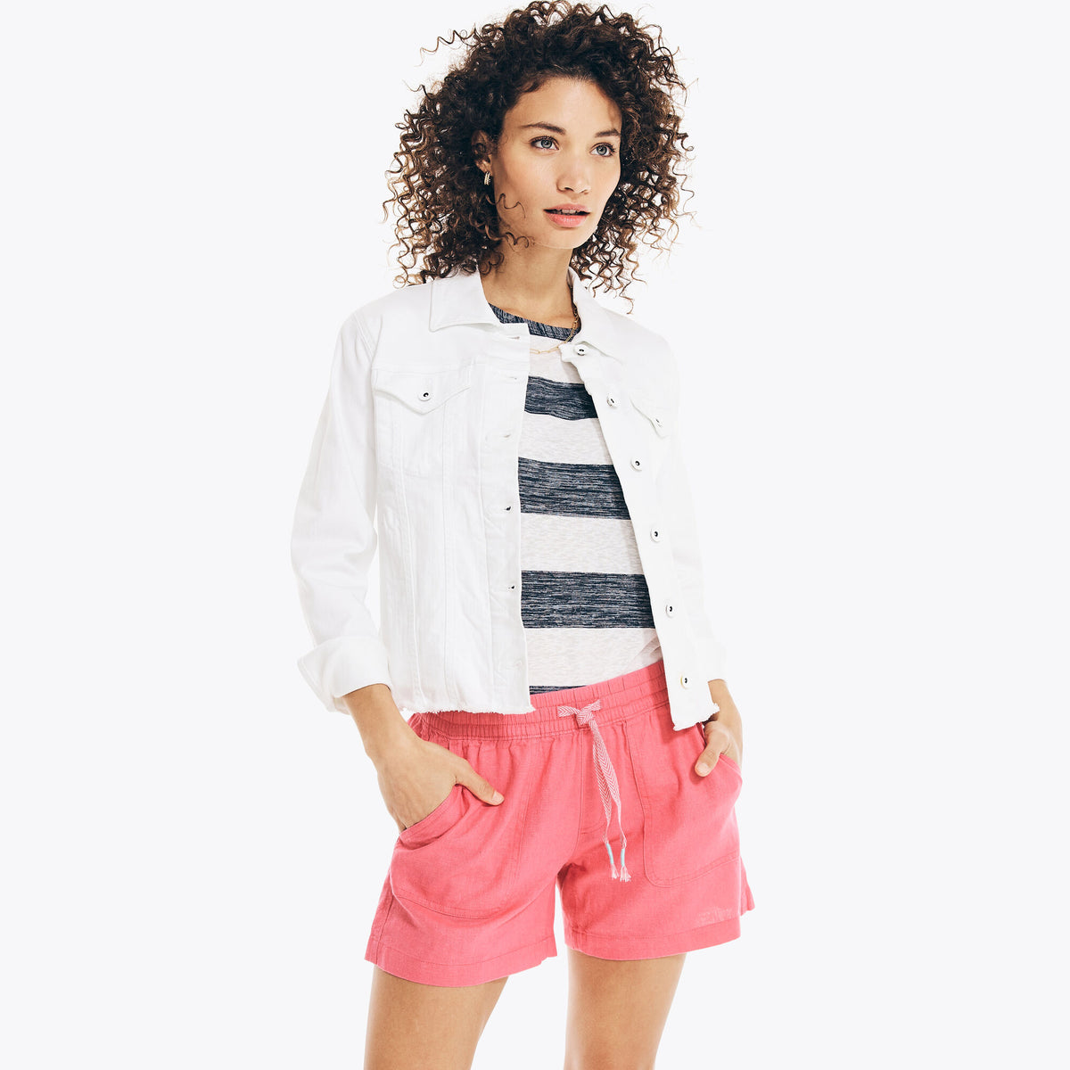 Lucky Brand Cloud Rib Short - Women's Shorts Denim Jean Short in Heather  Stripe, Size M - Yahoo Shopping